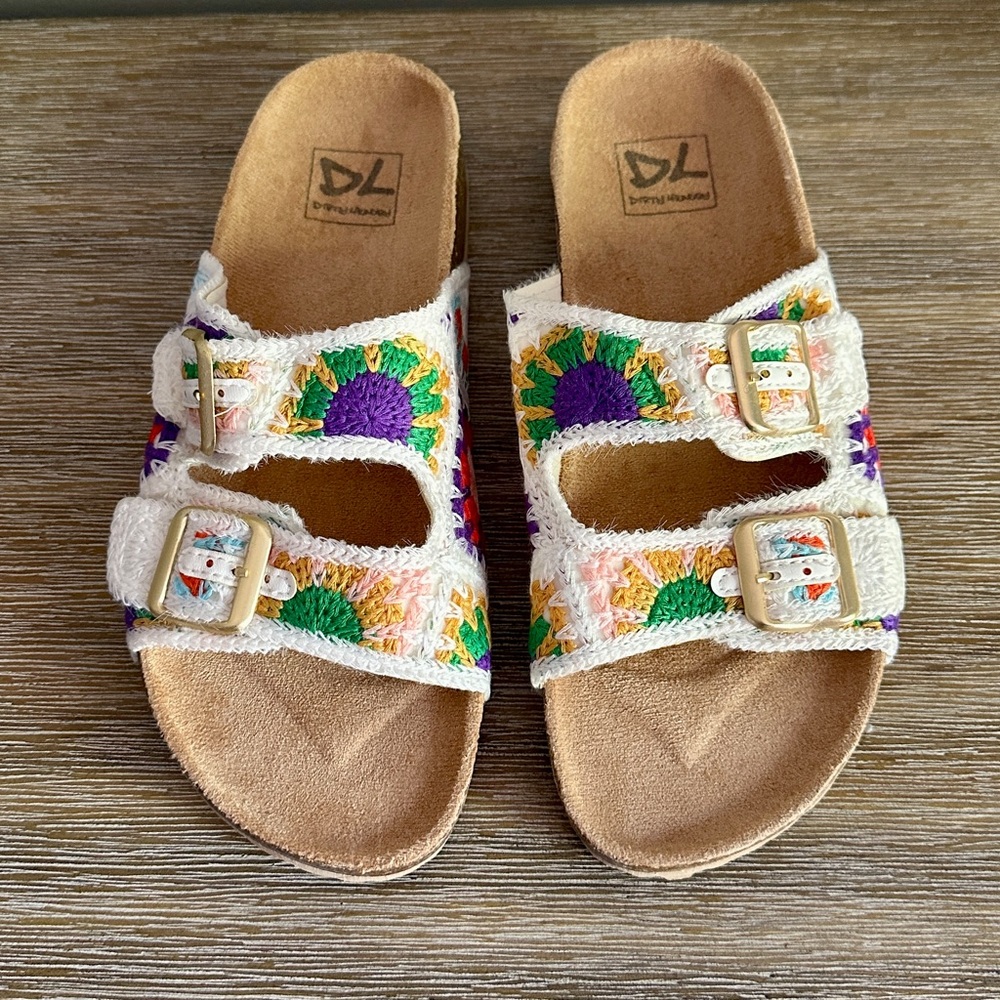 Women’s Dirty Laundry Tutu Footbed Sandals Size 6.5